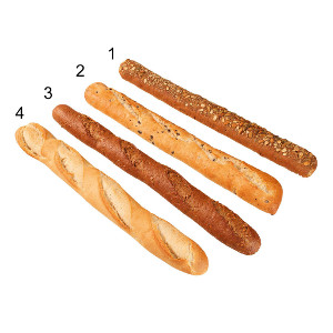 ASSORTIMENTO BAGUETTE CROCCANTI 4 VARIETA' G.280X24PZ EDNA